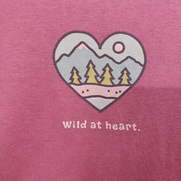 Life Is Good Womens Mountain Long Sleeve Tee Purple Lot Of 2 Medium - Picture 4 of 14